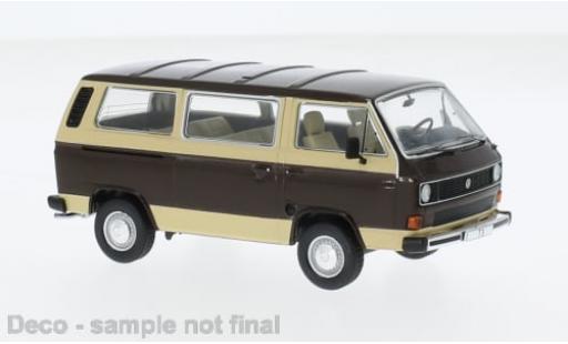 Coche miniatura Volkswagen T3 1/43 IXO Caravelle braun/beige 1981 1:43 Volkswagen T3 1/43 IXO Caravelle braun/beige 1981 1:43 coche miniatura