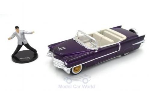 Coche miniatura Cadillac Eldorado 1/24 Jada Toys Convertible metalico purpura Elvis Presley 1956 mit Figur Cadillac Eldorado 1/24 Jada Toys Convertible metalico purpura Elvis Presley 1956 mit Figur coche miniatura