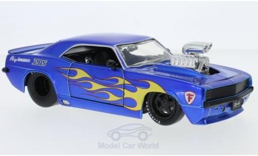 Coche miniatura Chevrolet Camaro 1/24 Jada Toys metalico azul/Dekor 1969 Chevrolet Camaro 1/24 Jada Toys metalico azul/Dekor 1969 coche miniatura