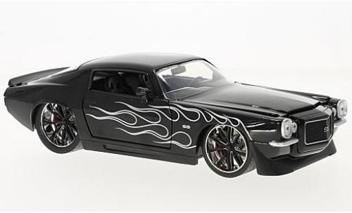 Coche miniatura Chevrolet Camaro 1/24 Jada Toys negro/Dekor 1971 Chevrolet Camaro 1/24 Jada Toys negro/Dekor 1971 coche miniatura