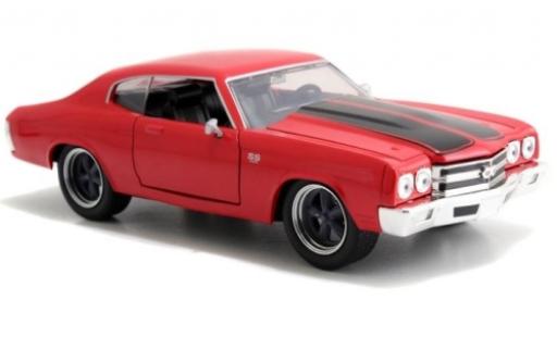 Coche miniatura Chevrolet Chevelle 1/24 Jada Toys SS rojo/negro Fast & Furious 1970 Doms sans Vitrine Chevrolet Chevelle 1/24 Jada Toys SS rojo/negro Fast & Furious 1970 Doms sans Vitrine coche miniatura