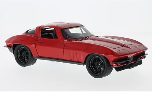 Coche miniatura Chevrolet Corvette 1/24 Jada Toys C2 rojo Fast & Furious tuning sans Vitrine Chevrolet Corvette 1/24 Jada Toys C2 rojo Fast & Furious tuning sans Vitrine coche miniatura