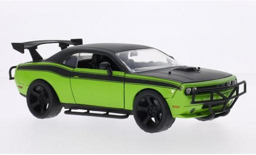 Coche miniatura Dodge Challenger 1/24 Jada Toys SRT8 Tuning verde/matt-negro Furious 7 2008 Dodge Challenger 1/24 Jada Toys SRT8 Tuning verde/matt-negro Furious 7 2008 coche miniatura