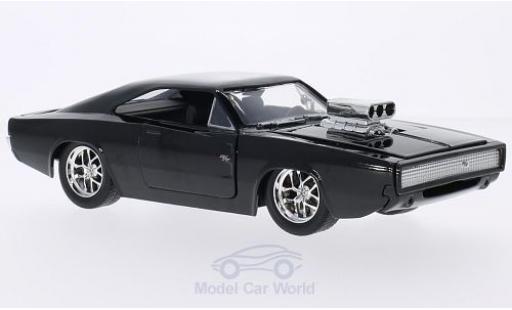 Coche miniatura Dodge Charger 1/24 Jada Toys R/T negro Furious 7 1970 Tuning Dodge Charger 1/24 Jada Toys R/T negro Furious 7 1970 Tuning coche miniatura