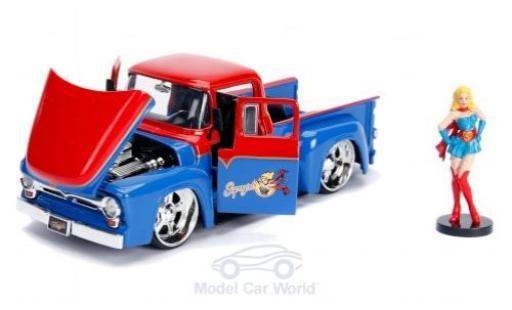 Coche miniatura Ford F-1 1/24 Jada Toys 00 Supergirl 1956 mit Figur DC Comics Bombss Ford F-1 1/24 Jada Toys 00 Supergirl 1956 mit Figur DC Comics Bombss coche miniatura