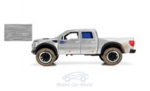 Coche miniatura Ford F-1 1/24 Jada Toys 50 SVT Raptor gris/azul 2011 mit Schmutzeffekt Ford F-1 1/24 Jada Toys 50 SVT Raptor gris/azul 2011 mit Schmutzeffekt coche miniatura