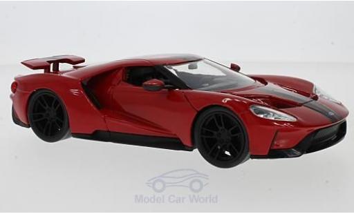 Coche miniatura Ford GT 1/24 Jada Toys rojo 2017 Ford GT 1/24 Jada Toys rojo 2017 coche miniatura