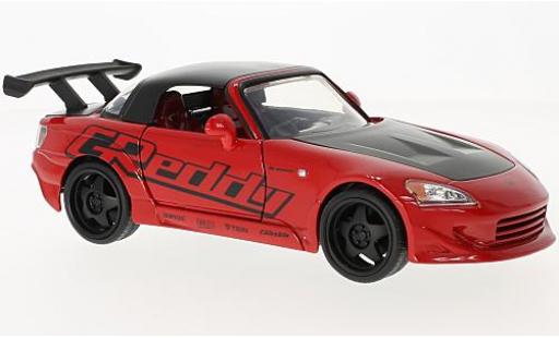 Coche miniatura Honda S2000 1/24 Jada Toys rojo/negro 2001 Honda S2000 1/24 Jada Toys rojo/negro 2001 coche miniatura