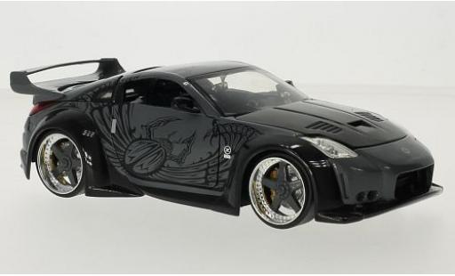 Coche miniatura Nissan 350Z 1/24 Jada Toys Tuning gris/negro Fast & Furious 2003 tuning Nissan 350Z 1/24 Jada Toys Tuning gris/negro Fast & Furious 2003 tuning coche miniatura