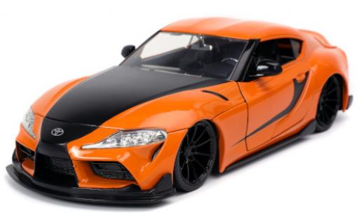 Coche miniatura Toyota Supra 1/24 Jada Toys GR naranja/matt-negro Fast & Furious 2020 Toyota Supra 1/24 Jada Toys GR naranja/matt-negro Fast & Furious 2020 coche miniatura