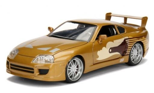 Coche miniatura Toyota Supra 1/24 Jada Toys Tuning metalico marron/Dekor Fast & Furious 1995 Toyota Supra 1/24 Jada Toys Tuning metalico marron/Dekor Fast & Furious 1995 coche miniatura