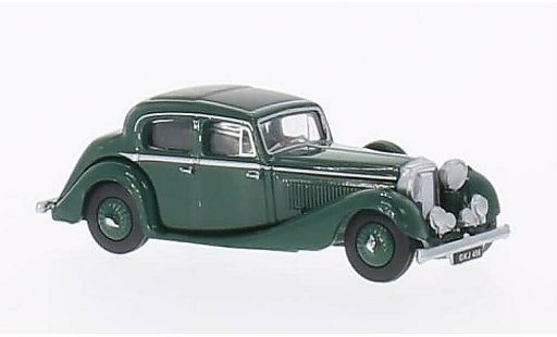 Jaguar SS Base 1/76 Oxford 2.5 Litre verde 1937 coche miniatura
