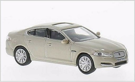 Jaguar XF Base 1/76 Oxford metalico beige RHD coche miniatura