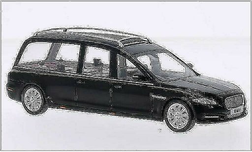 Jaguar XJ Hearse 1/43 GLM (X351) Wilcox negro 2013 coche miniatura