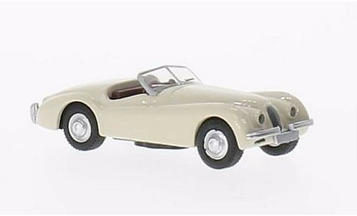 Jaguar XK 120 1/87 Schuco beige coche miniatura
