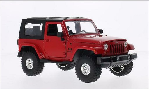 Jeep Wrangler Base 1/24 Jada Toys rojo/negro 2007 coche miniatura