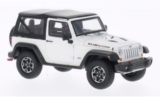 Jeep Wrangler Rubicon 1/43 Greenlight 10th aniversario blanco 2013 coche miniatura