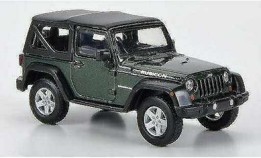 Jeep Wrangler Rubicon 1/43 Greenlight Softtop verde 2012 coche miniatura