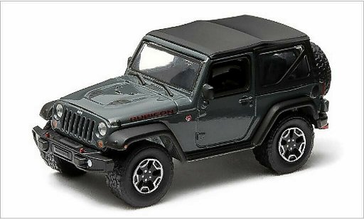 Jeep Wrangler Rubicon 1/64 Greenlight X gris 2014 coche miniatura