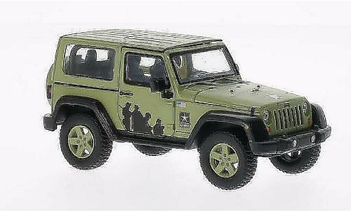 Jeep Wrangler US Army 1/43 Greenlight - mate-verde 2012 coche miniatura