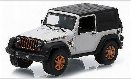 Jeep Wrangler Base 1/64 Greenlight blanco/Dekor 2012 coche miniatura