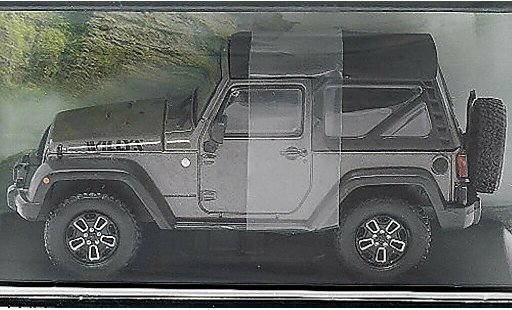 Jeep Wrangler Willys Wheeler 1/43 Greenlight gris/negro 2014 coche miniatura