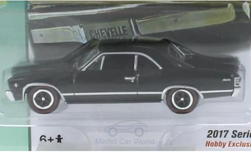 Coche miniatura Chevrolet Chevelle 1967 1/64 Johnny Lightning negro 1967 Chevrolet Chevelle 1967 1/64 Johnny Lightning negro 1967 coche miniatura