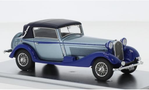 Coche miniatura Alfa Romeo 6C 1/43 Kess 1750 GTC Castagna metalico azul/azul RHD 1931 Verdeck fermé Alfa Romeo 6C 1/43 Kess 1750 GTC Castagna metalico azul/azul RHD 1931 Verdeck fermé coche miniatura