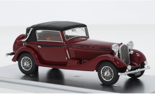 Coche miniatura Alfa Romeo 6C 1/43 Kess 1750 GTC Castagna rojo/negro RHD 1931 Verdeck fermé Alfa Romeo 6C 1/43 Kess 1750 GTC Castagna rojo/negro RHD 1931 Verdeck fermé coche miniatura
