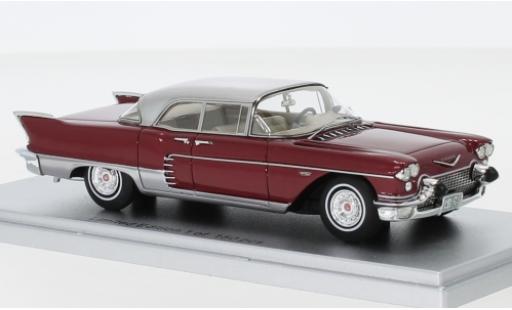 Cadillac Eldorado 1/43 Kess Brougham metalico rojo/gris 1957 coche miniatura