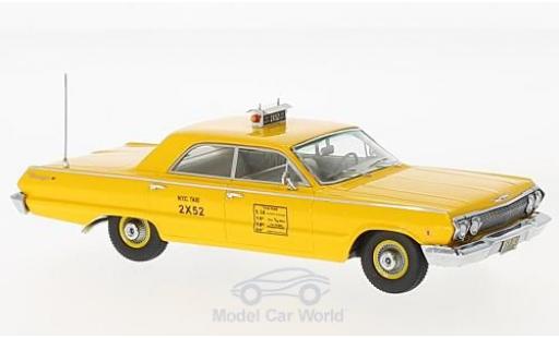 Chevrolet Biscayne 1/43 Kess amarillo N.Y.C Taxi 1963 coche miniatura