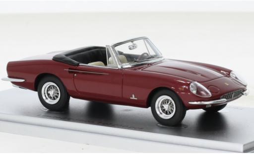 Ferrari 365 1/43 Kess California Spyder metallise rouge foncé 1966 coche miniatura
