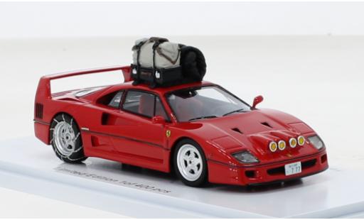 Ferrari F40 1/43 Kess rojo Snow Drifting Japan 1993 coche miniatura