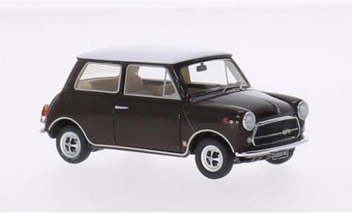 Coche miniatura Mini Cooper 1/43 Kess Innocenti 1300 Export marron/blanche 1973 Mini Cooper 1/43 Kess Innocenti 1300 Export marron/blanche 1973 coche miniatura
