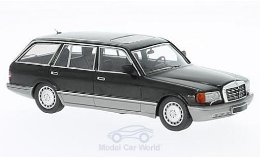 Mercedes 560 1/43 Kess TEL Kombi (W126) negro 1990 coche miniatura