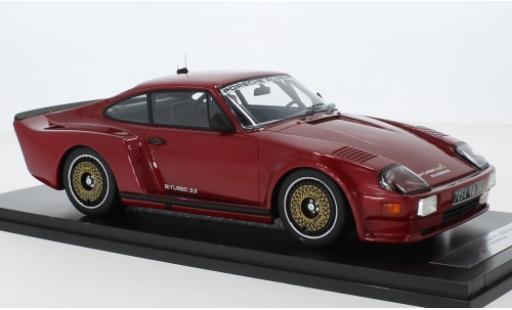 Porsche 993 Turbo 1/18 Kess 911 (930) Biturbo 3.3 Almeras metalico rojo 1 coche miniatura