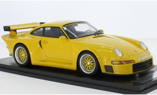 Porsche 993 1/18 Kess 911 () Almeras amarillo coche miniatura