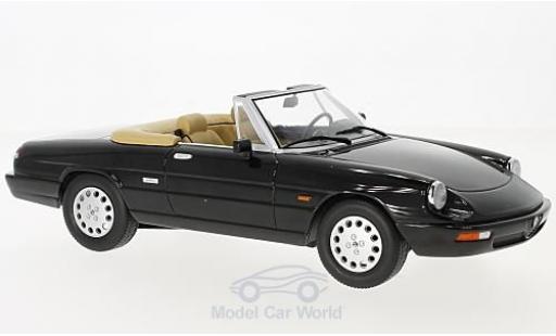 Coche miniatura Alfa Romeo Spider 1/18 KK Scale 4 negro 1990 Alfa Romeo Spider 1/18 KK Scale 4 negro 1990 coche miniatura