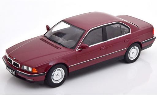 Coche miniatura Bmw 740 1/18 KK Scale i (E38) metalico rojo 1994 Bmw 740 1/18 KK Scale i (E38) metalico rojo 1994 coche miniatura
