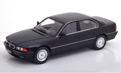 Coche miniatura Bmw 740 1/18 KK Scale i (E38) metalico negro 1994 Bmw 740 1/18 KK Scale i (E38) metalico negro 1994 coche miniatura