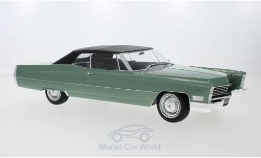 Coche miniatura Cadillac Deville 1/18 KK Scale DeVille Convertible metalico verde/negro 1968 mit Softtop Cadillac Deville 1/18 KK Scale DeVille Convertible metalico verde/negro 1968 mit Softtop coche miniatura
