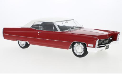 Coche miniatura Cadillac Deville 1/18 KK Scale DeVille Cabriolet rojo/weiss 1967 1:18 Cadillac Deville 1/18 KK Scale DeVille Cabriolet rojo/weiss 1967 1:18 coche miniatura