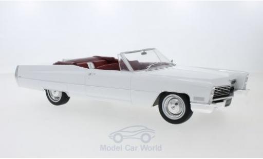 Coche miniatura Cadillac Deville 1/18 KK Scale DeVille Convertible blanco 1968 Cadillac Deville 1/18 KK Scale DeVille Convertible blanco 1968 coche miniatura