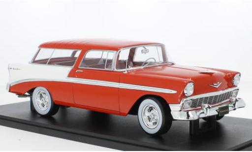 Coche miniatura Chevrolet Bel Air 1/18 KK Scale Nomad Custom rojo/weiss 1956 1:18 Chevrolet Bel Air 1/18 KK Scale Nomad Custom rojo/weiss 1956 1:18 coche miniatura