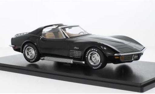 Coche miniatura Chevrolet Corvette 1/18 KK Scale (C3) metallise schwarz 1972 1:18 Chevrolet Corvette 1/18 KK Scale (C3) metallise schwarz 1972 1:18 coche miniatura