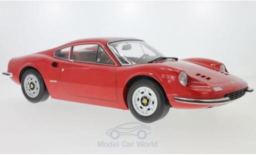 Ferrari 246 1/12 KK Scale GT Dino rojo 1973 coche miniatura
