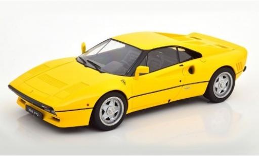 Coche miniatura Ferrari 288 1/18 KK Scale GTO amarillo 1984 Ferrari 288 1/18 KK Scale GTO amarillo 1984 coche miniatura