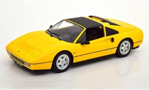 Ferrari 328 1/18 KK Scale GTS amarillo 1985 Targadach d&eacute;tachable coche miniatura