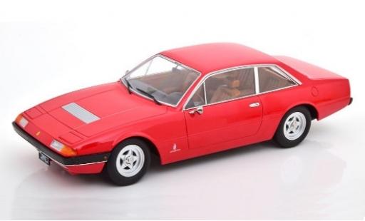 Ferrari 365 1/18 KK Scale GT4 2+2 rojo 1972 Interieurfarbe: brun coche miniatura