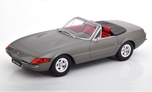 Ferrari 365 1/18 KK Scale GTS/4 Daytona Spider (2a Serie) metalico gris 1971 coche miniatura